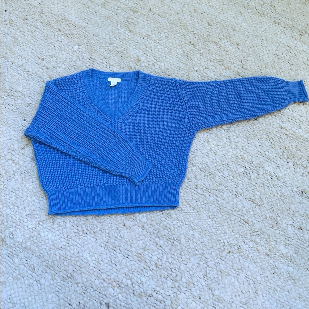 H&M Baby Purple(S size) and Blue(M size)Knit Sweaters. New - Picture 10 of 11